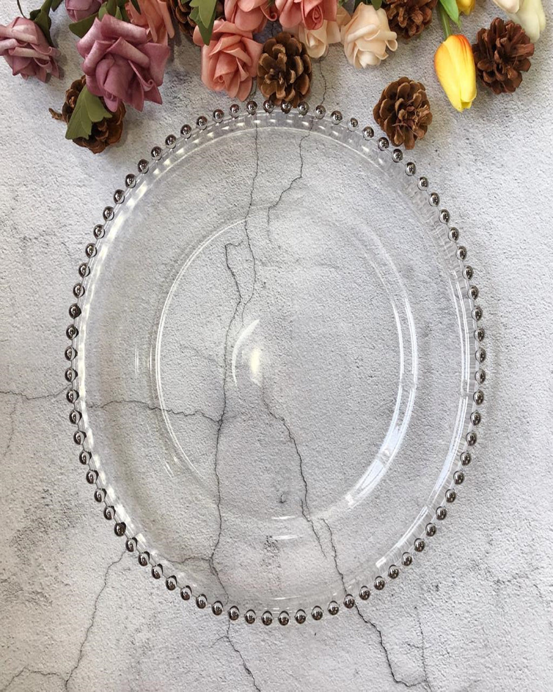 Glass Dinner lates Set Online