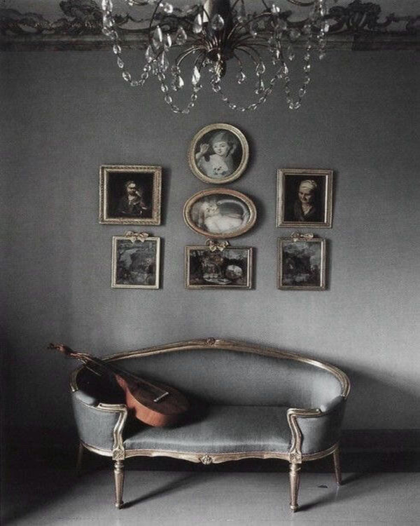 Nadia Silver Leaf Sofa