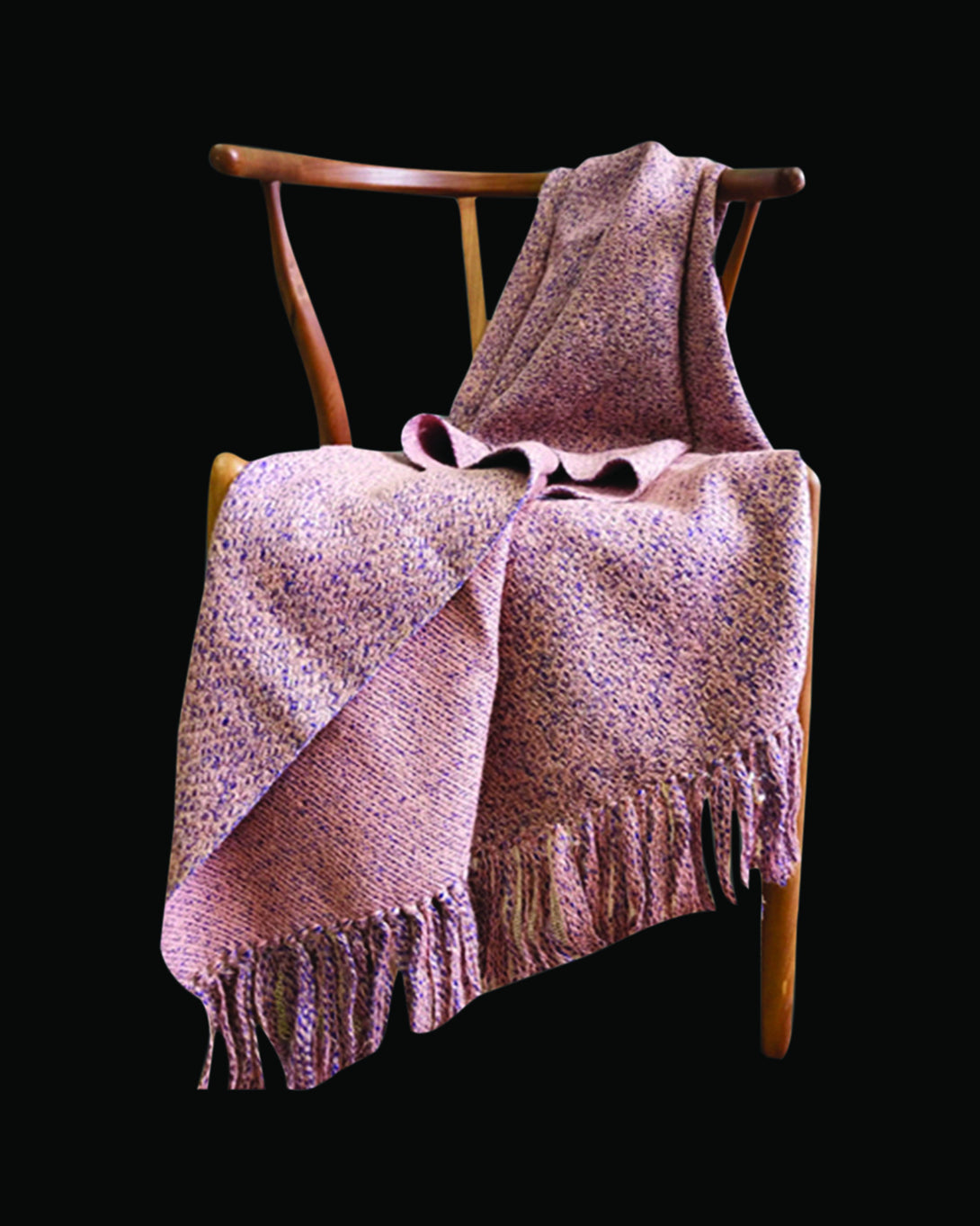 Omri Pink Throw & Blanket