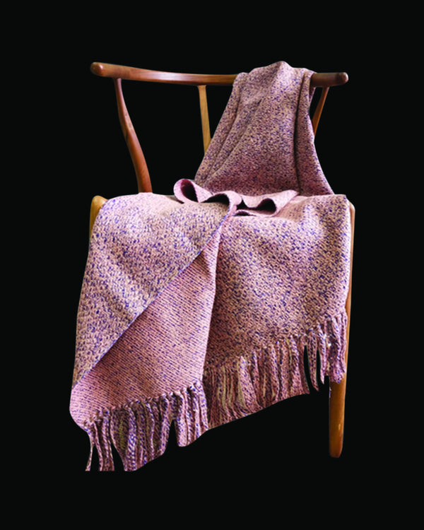 Omri Pink Throw & Blanket