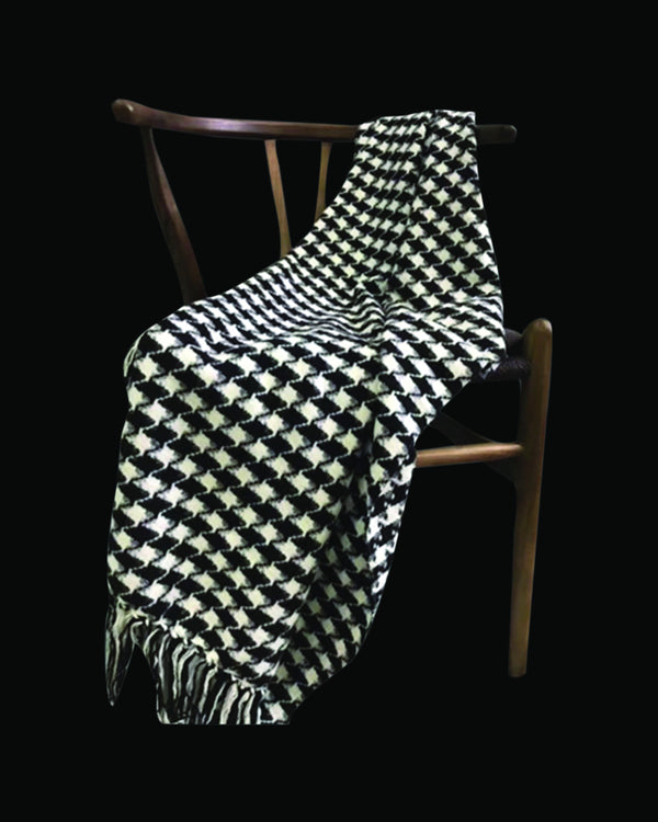 Osgood Black Throw & Blanket 