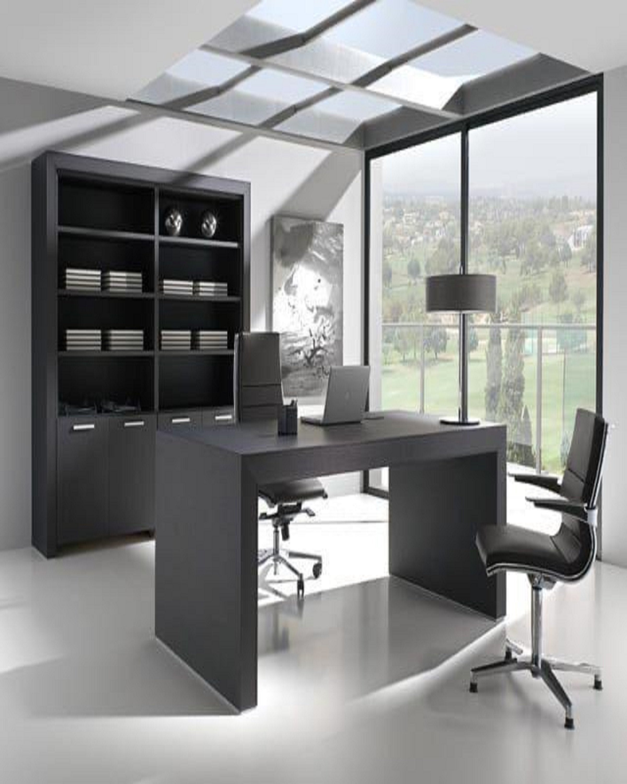 Luxury Grey Office Desk