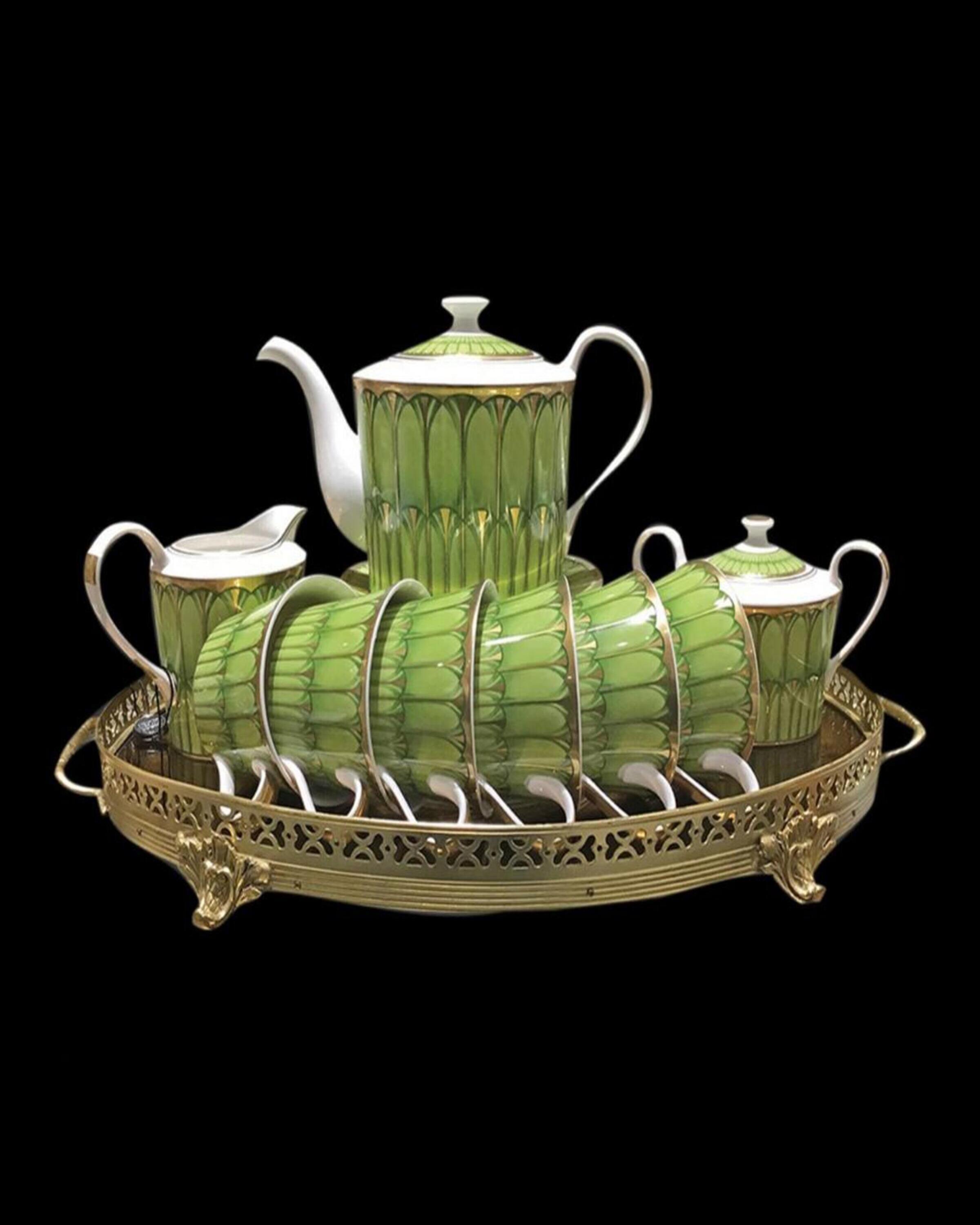 Shop Luxury Tea Sets Pista Color Online
