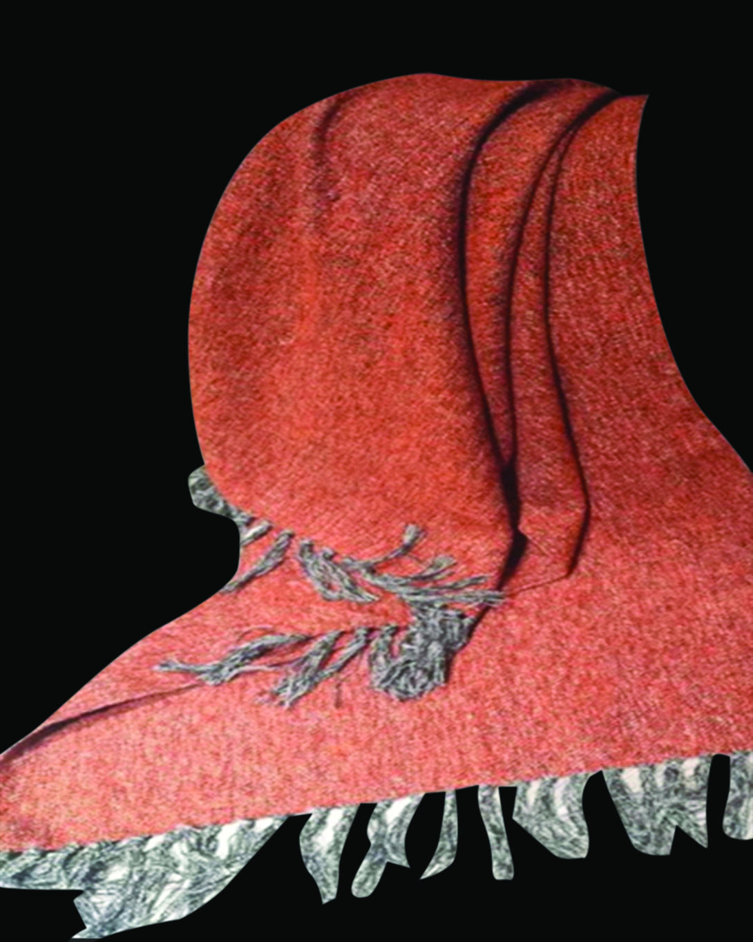 Peach Throw & Blanket 