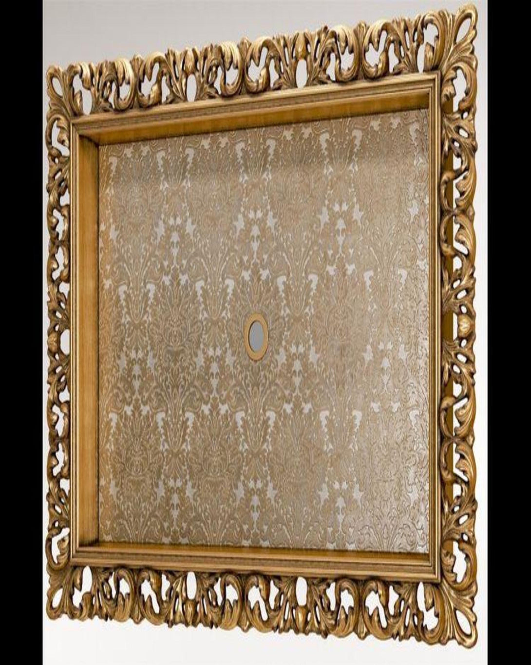 Luxury gold Leaf mirror