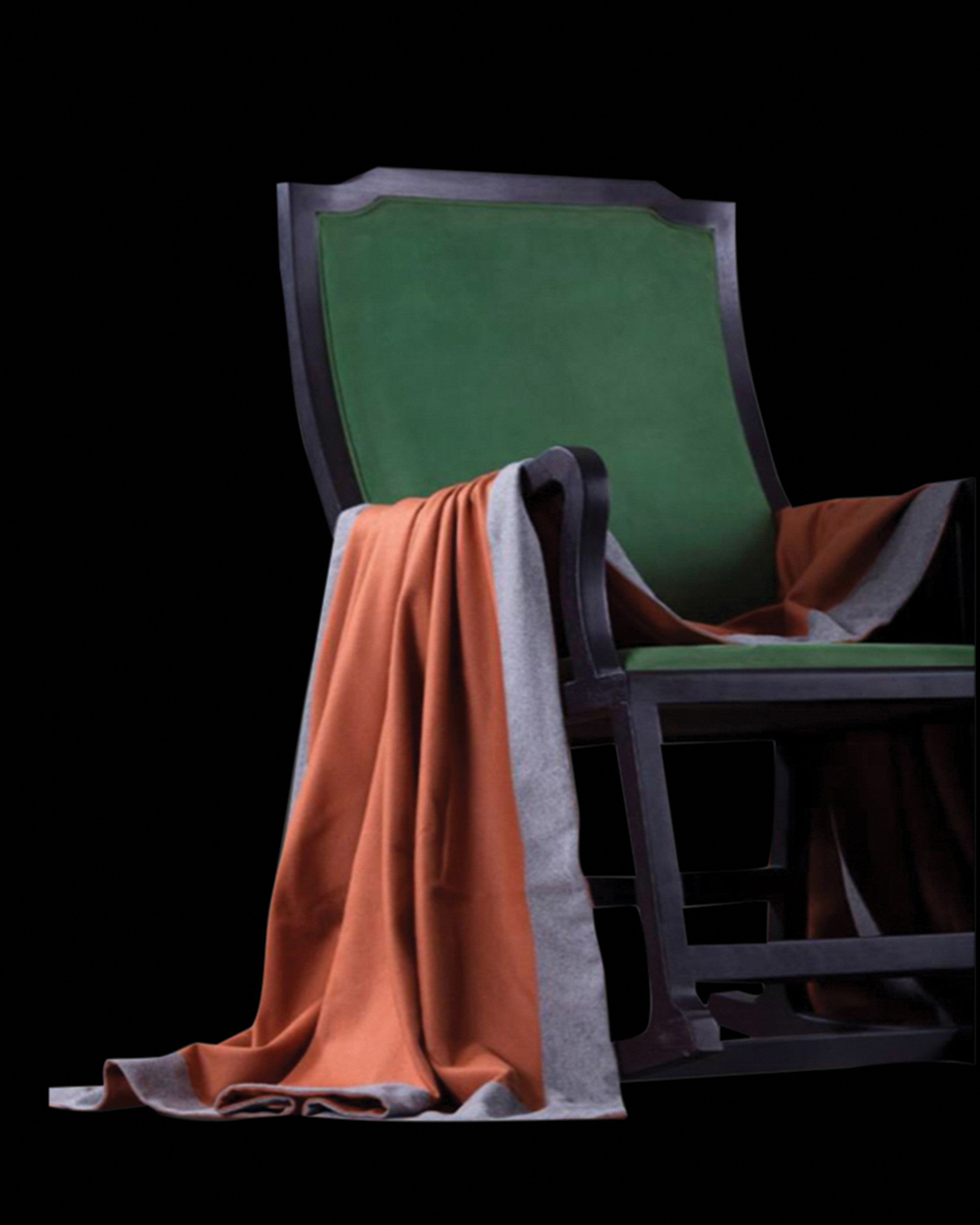 Petal Orange Throw & Blanket
