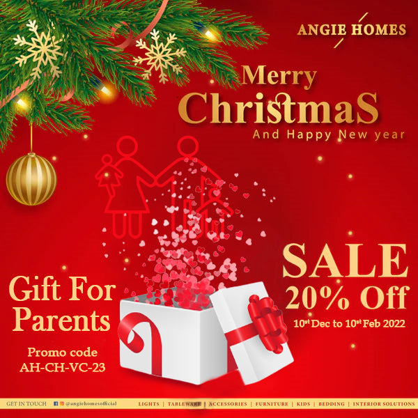 CHRISTMAS GIFT FOR PARENTS | X-MAS ONLINE GIFT VOUCHER FOR PARTNER ANGIE HOMES