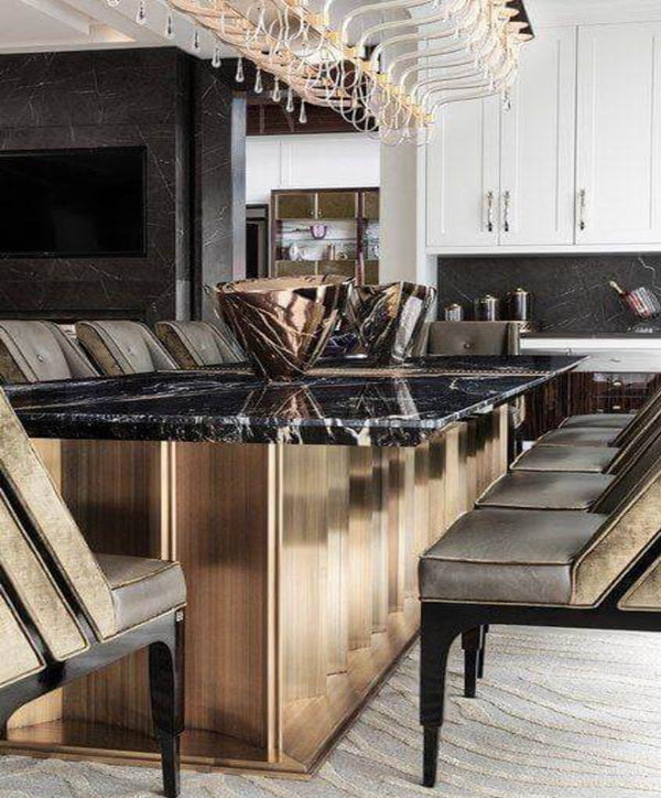 REX GOLD FINISH METAL DINING TABLE- ANGIE'S INDIA ANGIE KRIPALANI DESIGN- ANGIES HOME- ANGIES INDIA