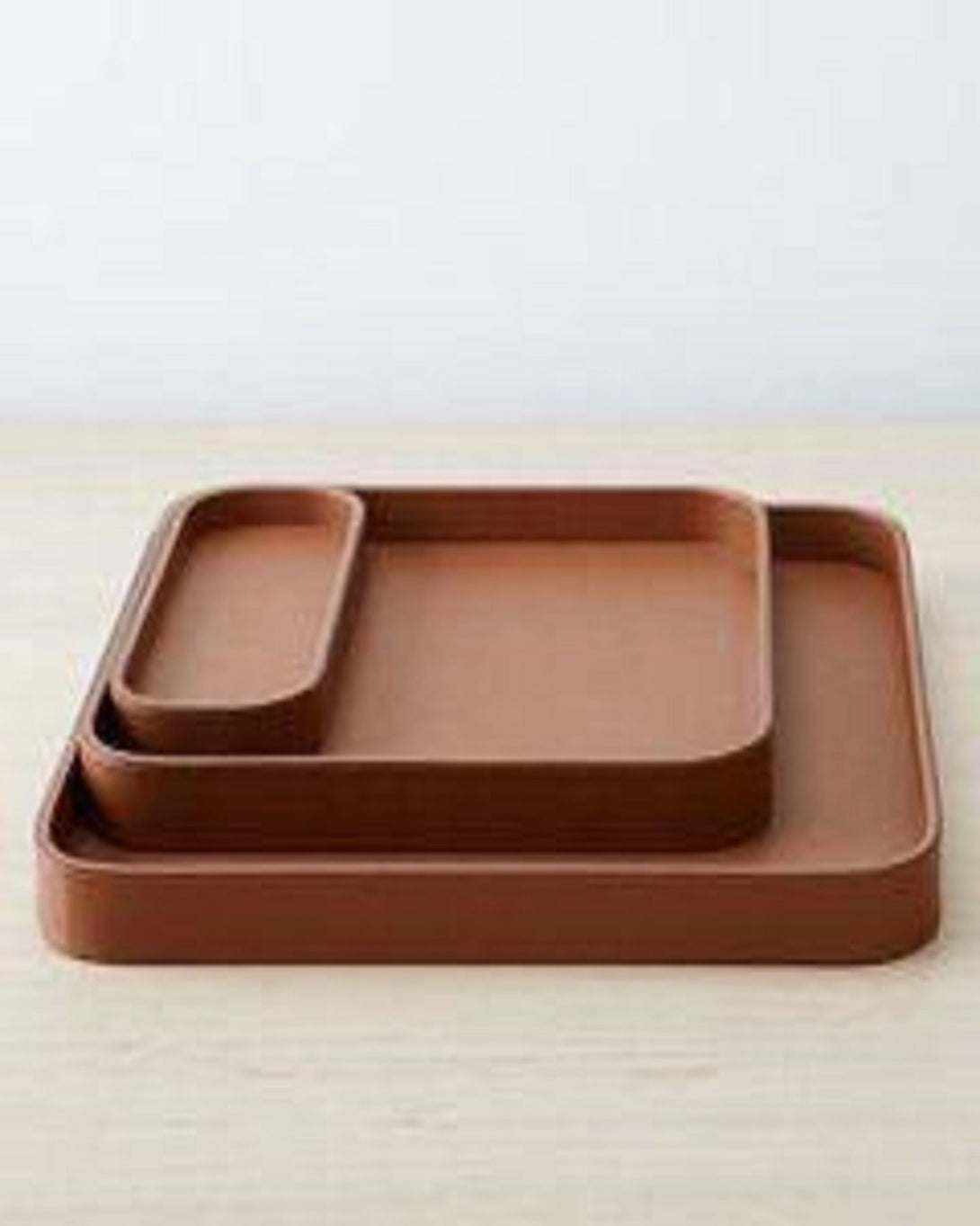 Leather Brown Office Accessories