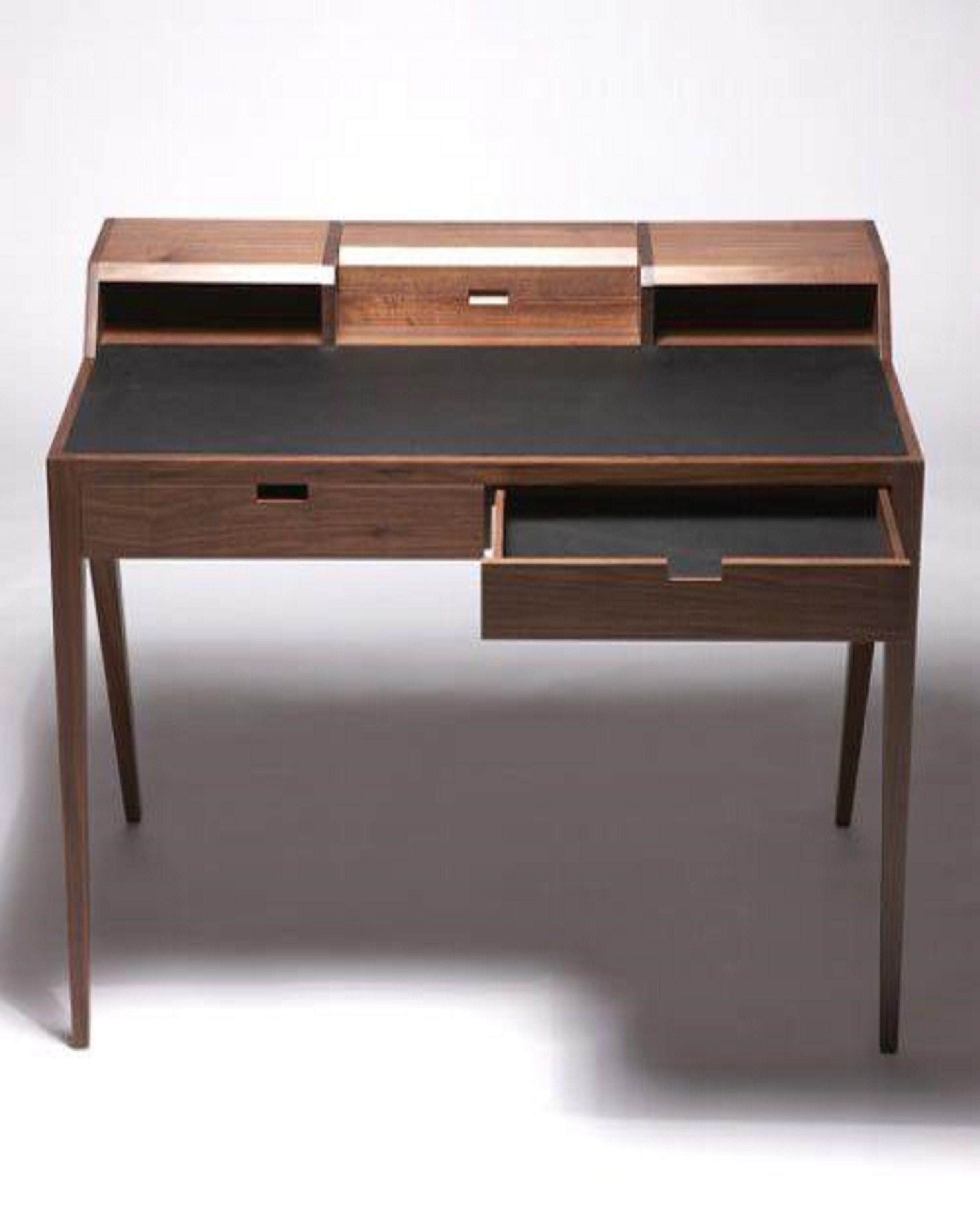 Rawanda Grey and Brown Desk