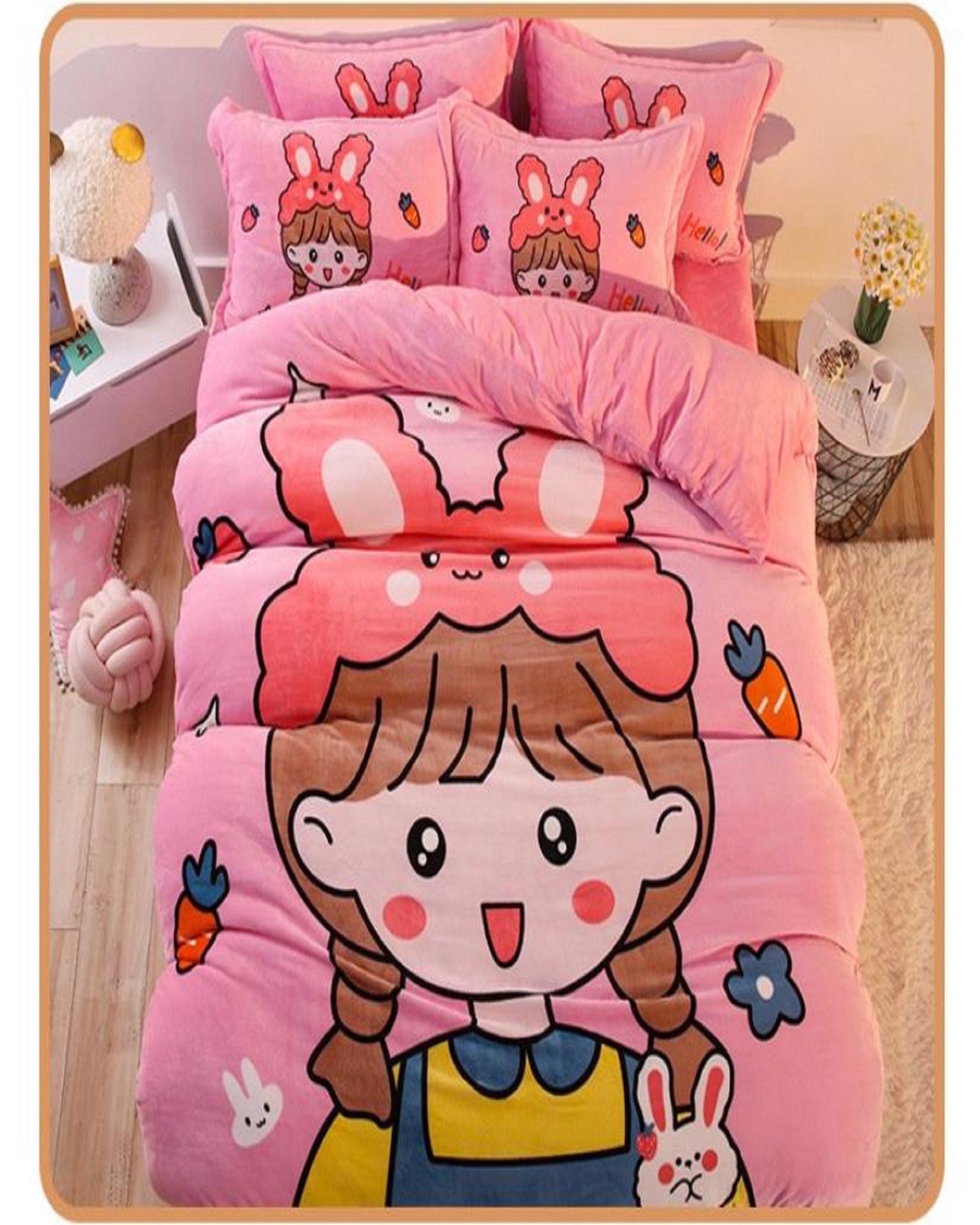 Pink Baby Bedding Set