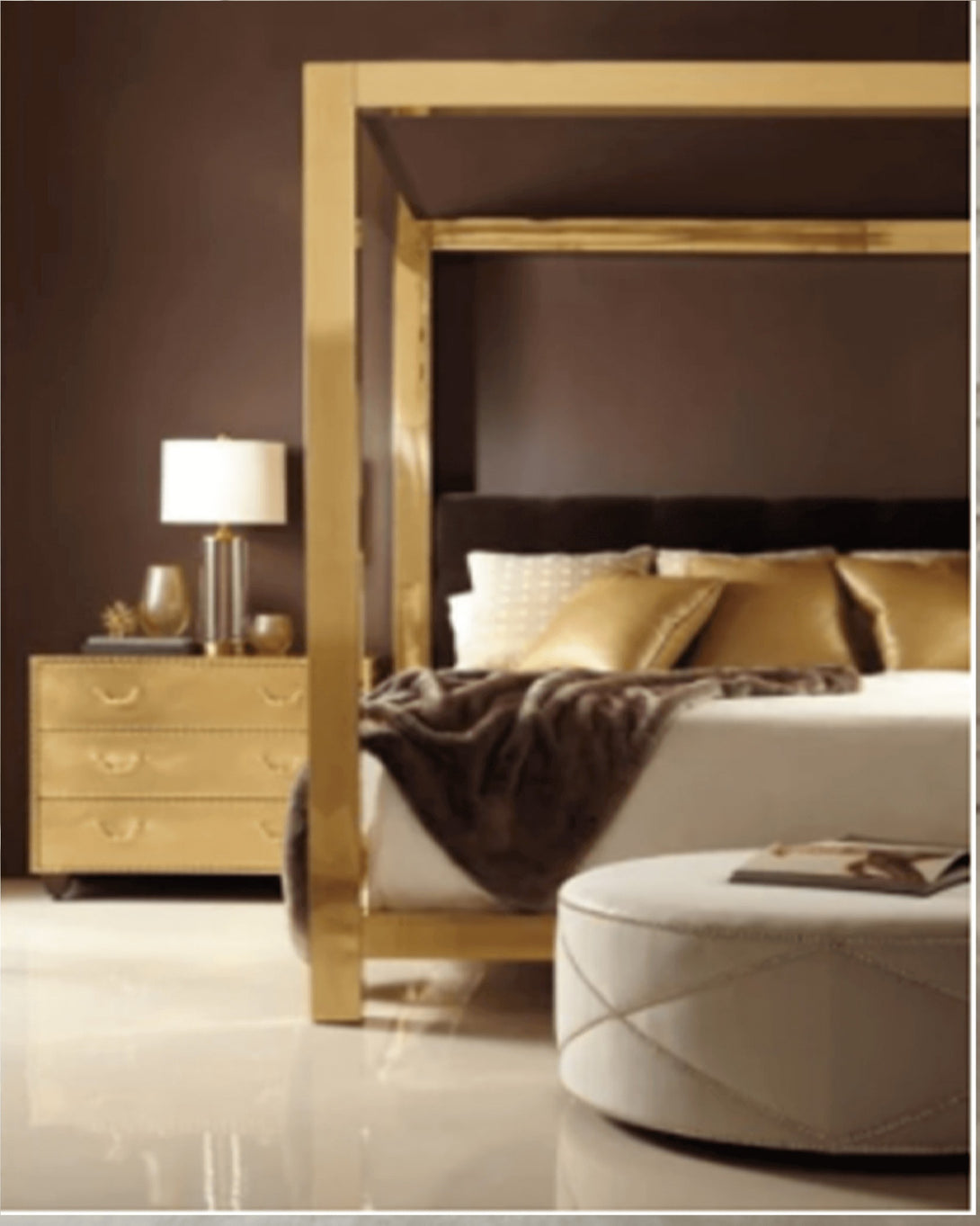 Luxury Fusion Fabric Bed With Head Board