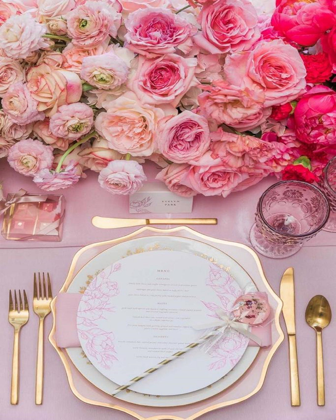 Luxury Wedding Table Arrangement