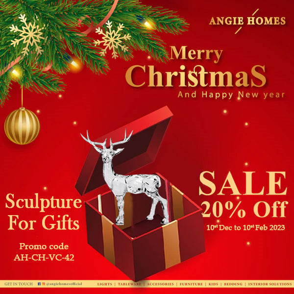 SCULPTURE FOR CHRISTMAS GIFT | X-MAS GIFT VOUCHER FOR BEAUTIFUL STATUE SETS | ONLINE UNIQUE GIFTING ANGIE HOMES