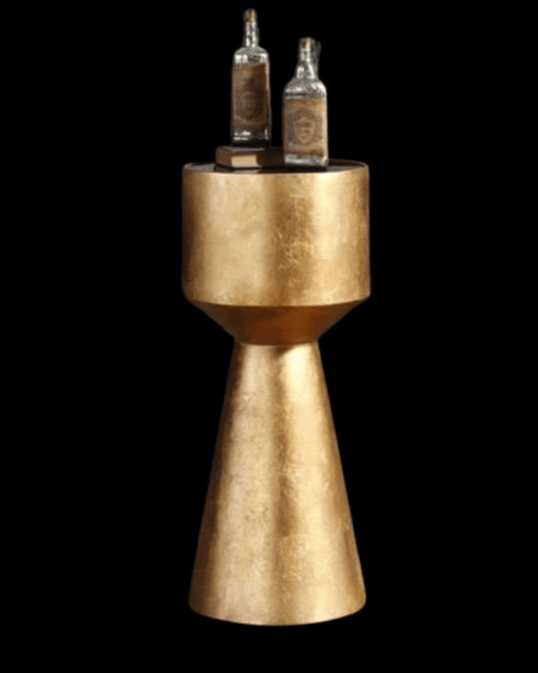 Luxury Gold Leaf Side Table