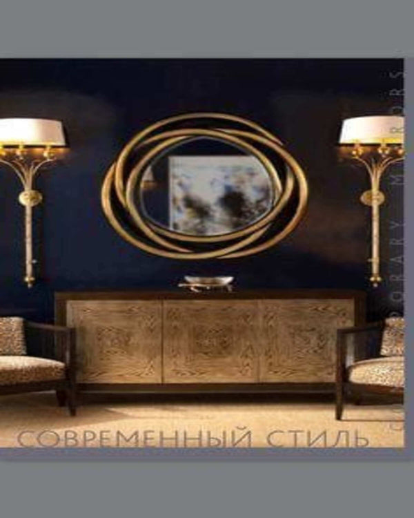 Luxury classic gold leaf console