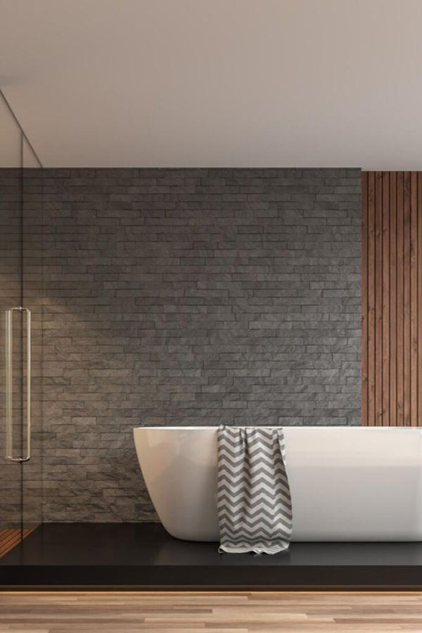 Stone wall finishes ANGIE HOMES