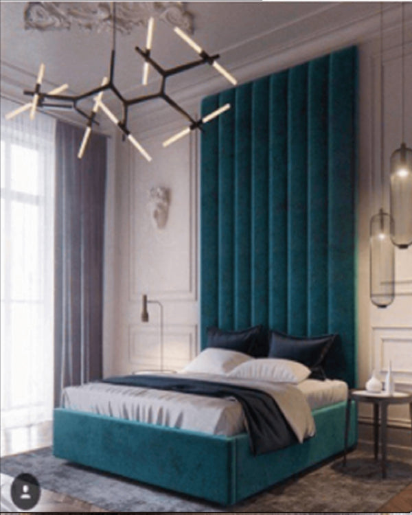 Luxury  Fusion Fabric Bed With Head Board