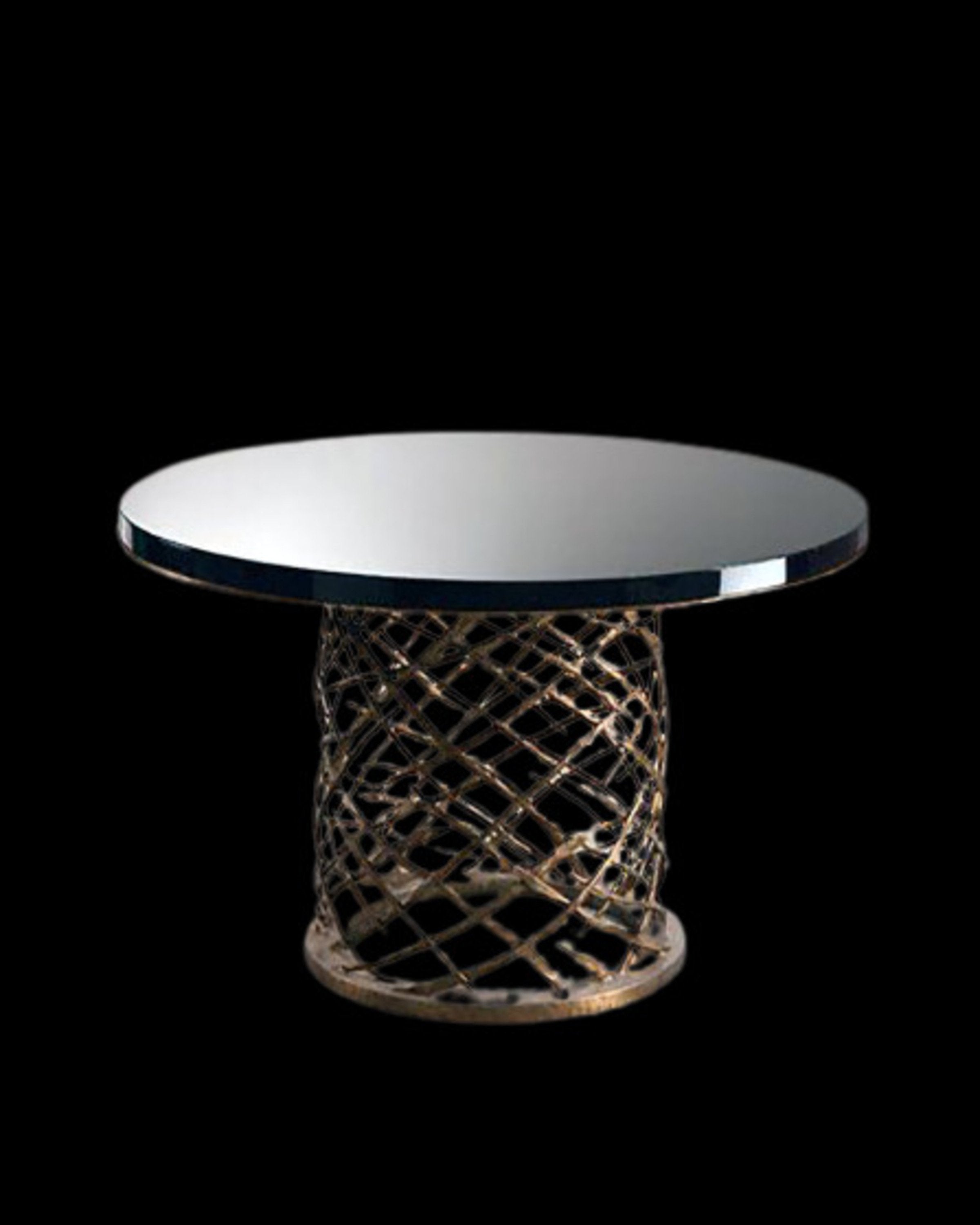 Luxury metal table
