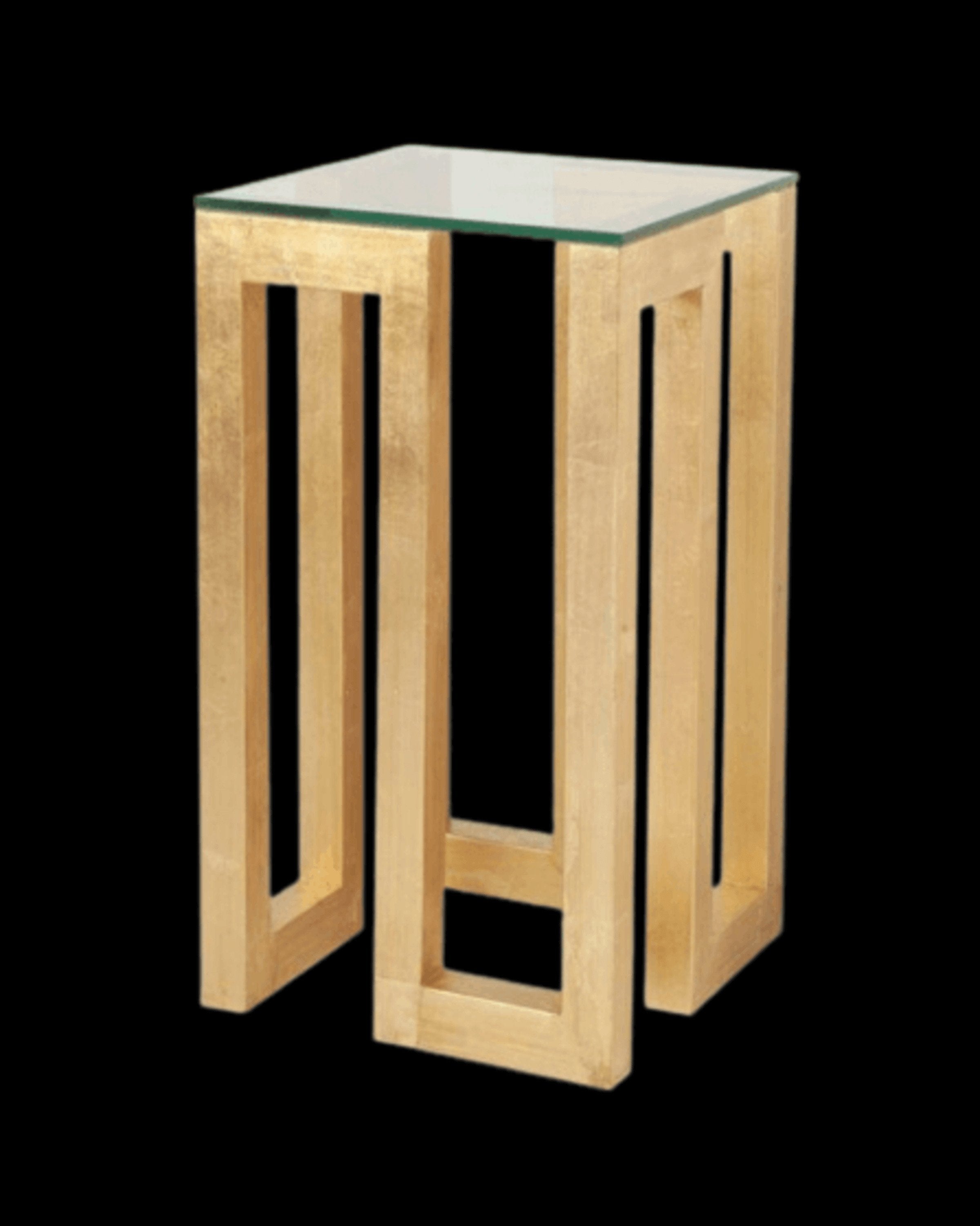 Luxury Gold Finish Side Table