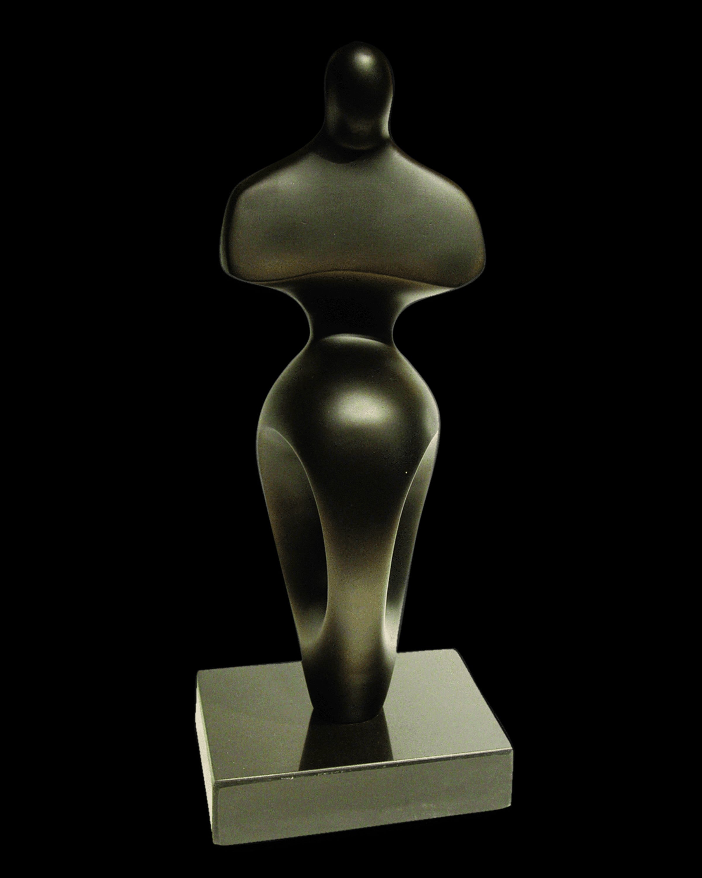 Abstract Black Sculpture