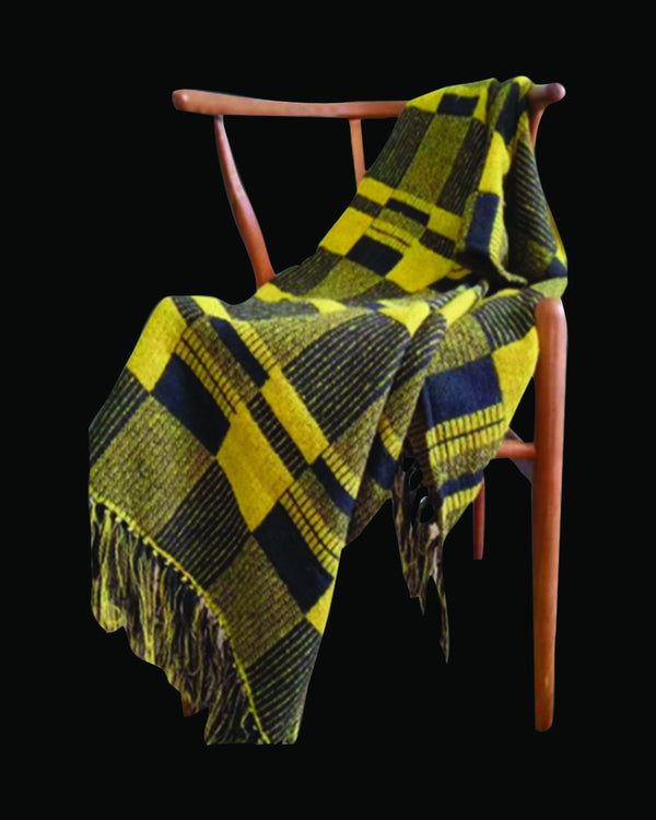 Vita Exclusive Yellow Throw & Blanket 