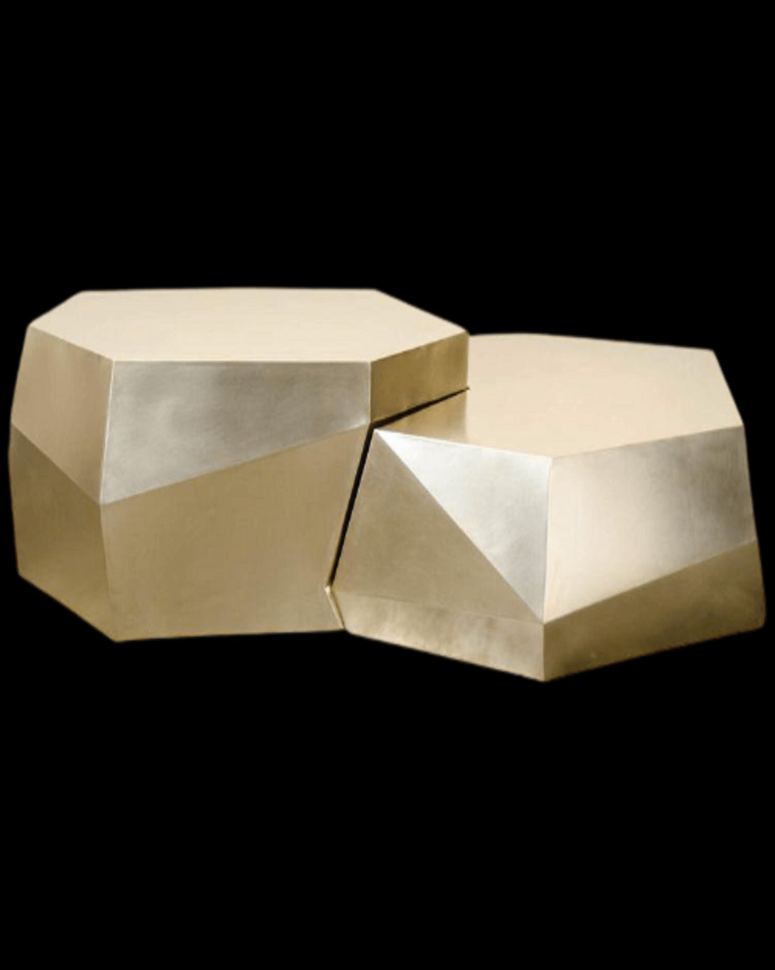 Luxury Silver Leaf Coffee Table