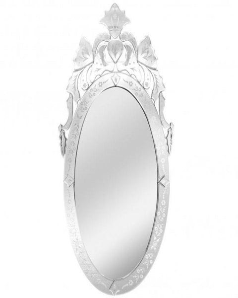 Buy Vintage Style Large Oval Wall Mirrors With Silver Black Online in India  