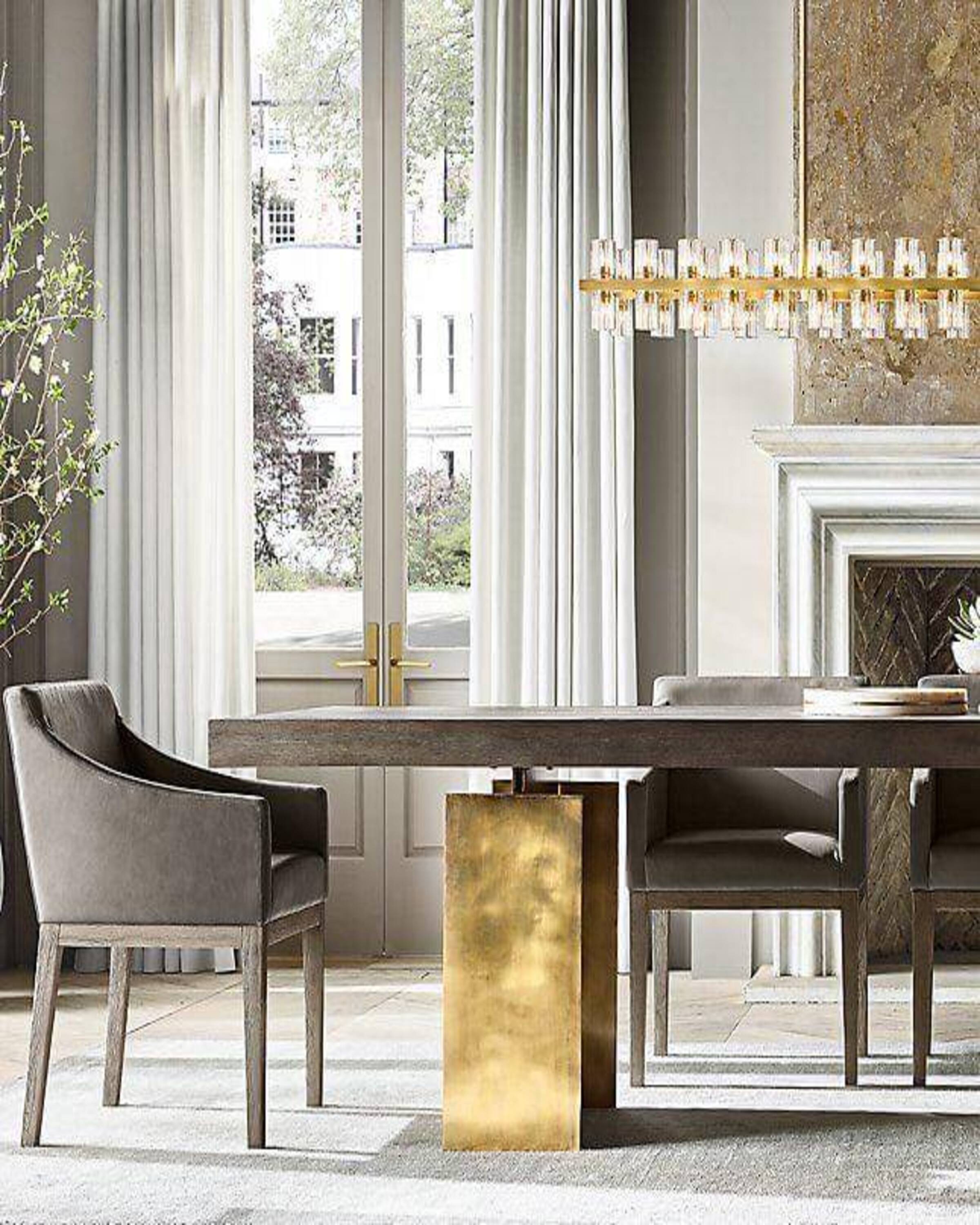 WATTS GOLD FINISH DINING TABLE- ANGIE'S INDIA ANGIE KRIPALANI DESIGN- ANGIES HOME- ANGIES INDIA