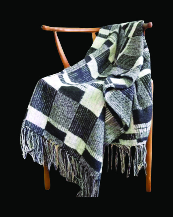 Wilkie Beautiful White Throw & Blanket