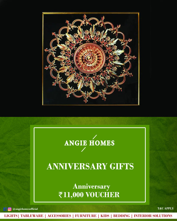 Multicolor Home Decor Wall Art for Anniversary Gift Card Voucher - Angie Homes E-Gift Card