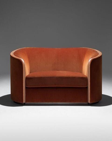 Brown Armchair Sofa Chair | (Brown) single seat sofa chair ANGIE KRIPALANI DESIGN - ANGIE HOMES