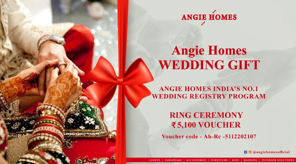 Book Online Mehendi Ceremony Gifts Voucher with AngieHomes ANGIE HOMES