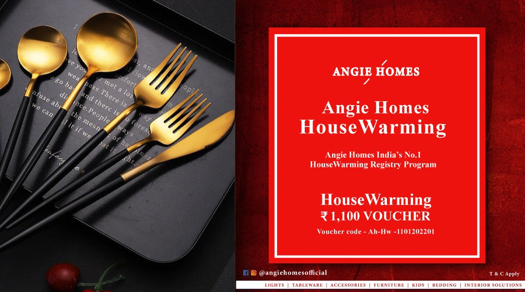 Cutlery for Housewarming Gift Registry Voucher Online - Angie Homes ANGIE HOMES