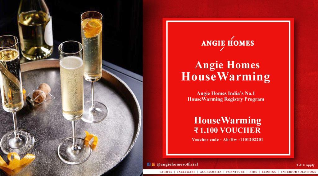 Book Housewarming Gift Vouchers with AngieHomes ANGIE HOMES