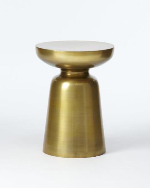 Round Gold Metal Sipa Side Table ANGIE KRIPALANI DESIGN - ANGIE HOMES - ANGIES INDIA