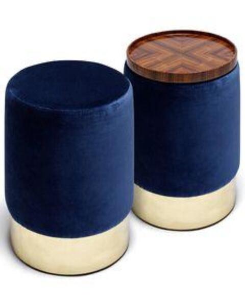Earth Classic Pouf | Poufs for Seating ANGIE KRIPALANI DESIGN - ANGIE HOMES