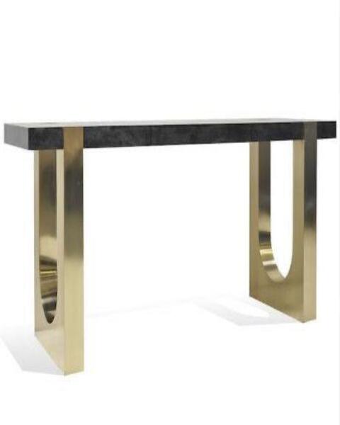 Pregavo Console | metal console table ANGIE KRIPALANI DESIGN - ANGIE HOMES