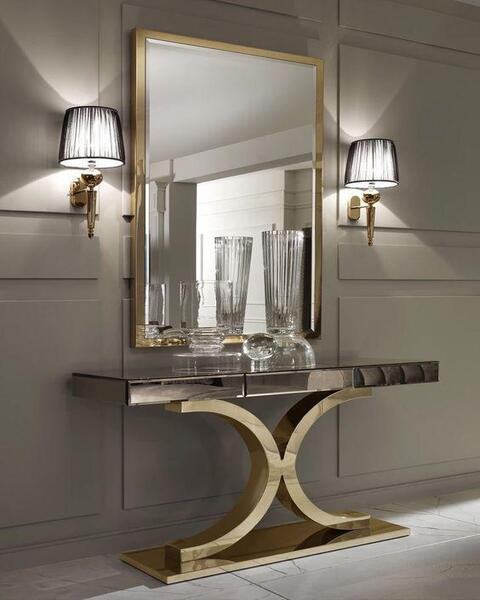 Chilli Console | Console table with mirror ANGIE KRIPALANI DESIGN - ANGIE HOMES