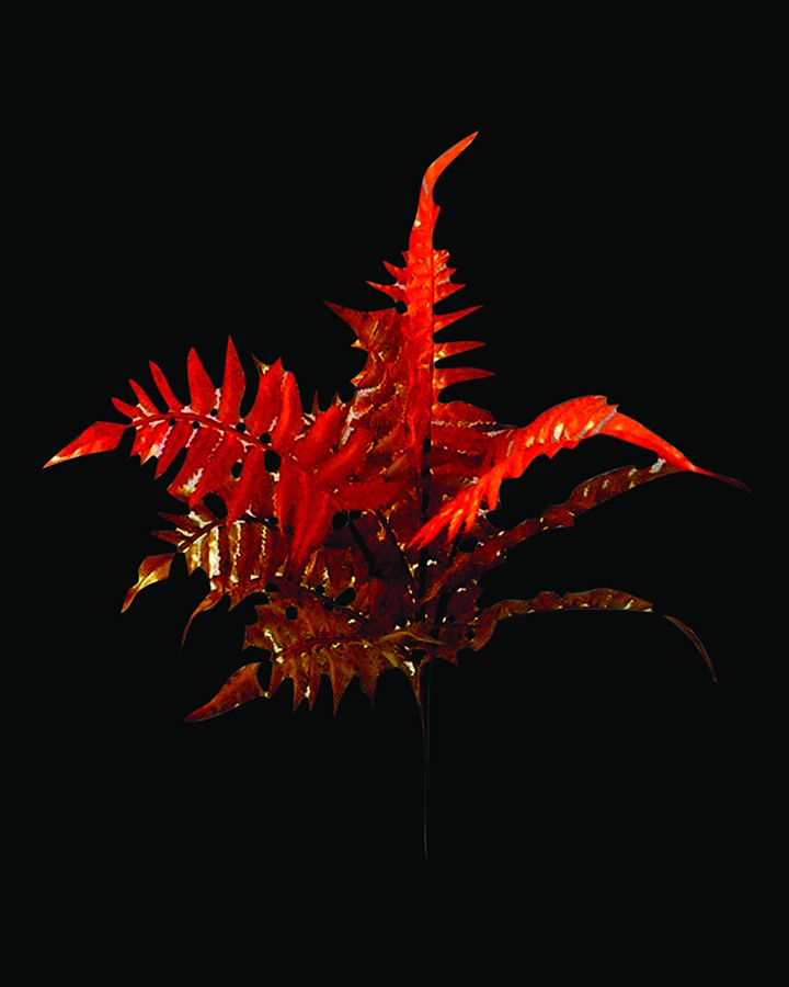 Deep Orange Rose Artificial Flower for Birthday Gifts