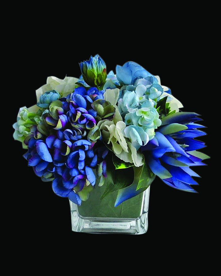 Blue Blooms Artificial Flower