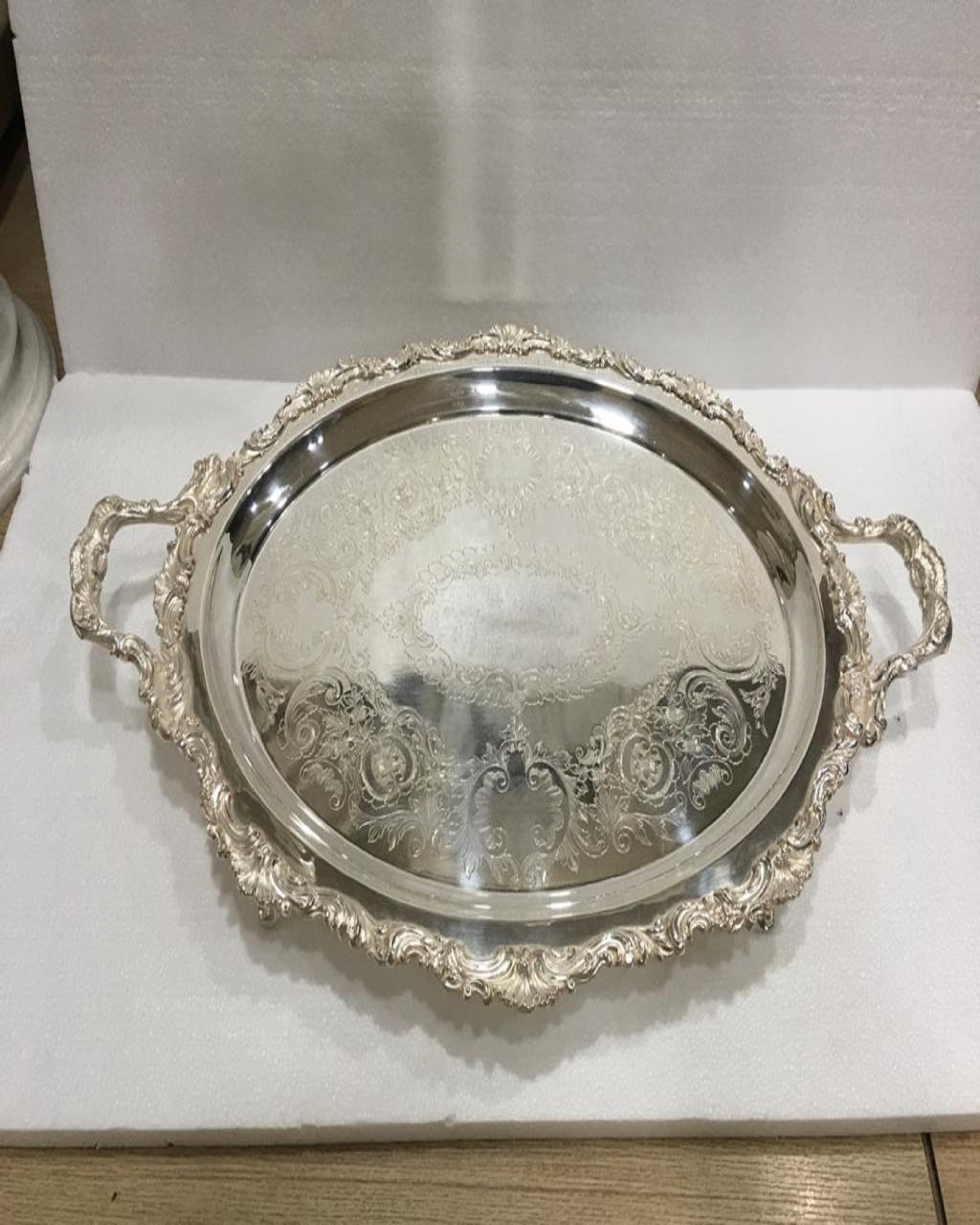 Luxury Silver Plated Tray