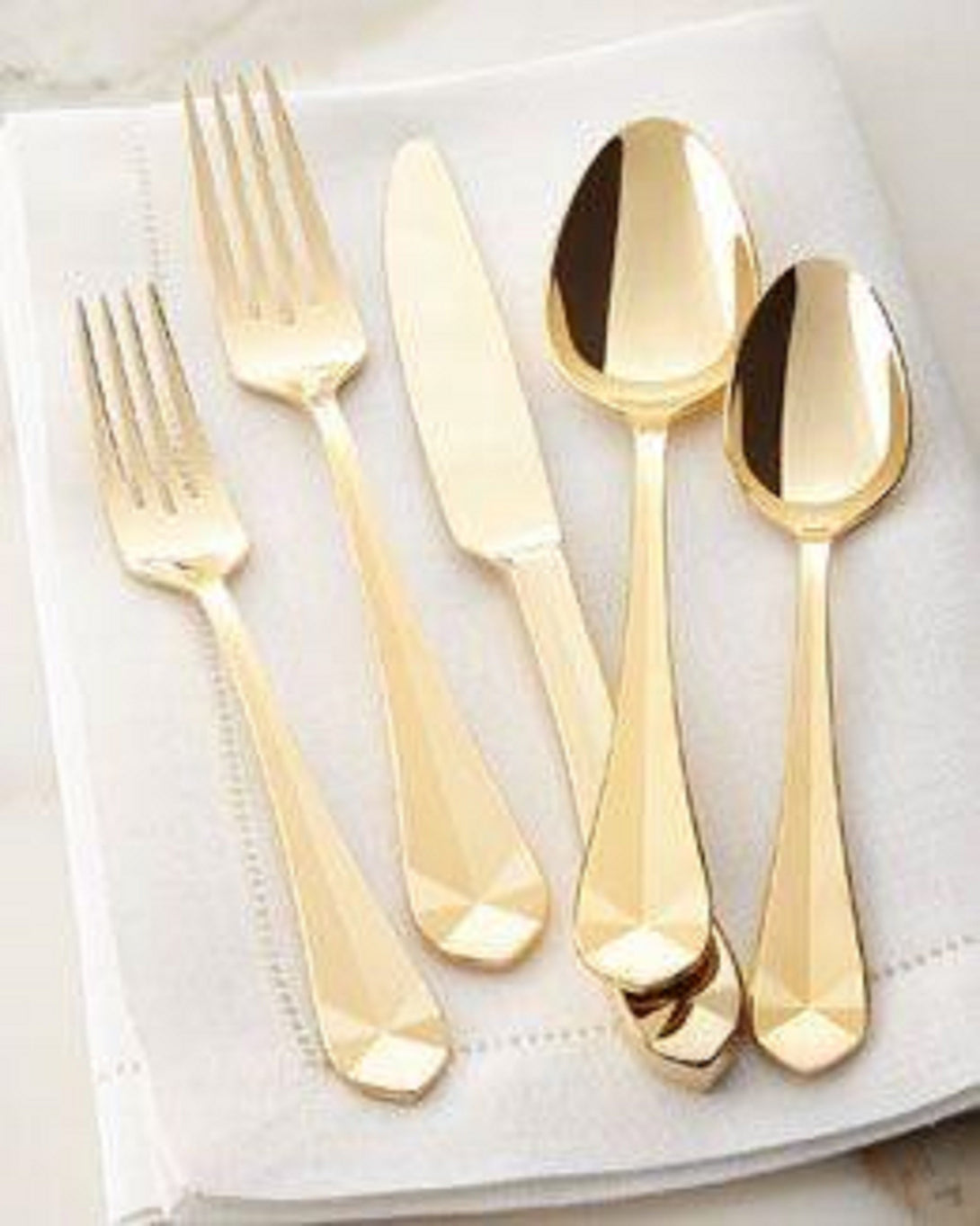 Luxury Gold Finish Cutlery Set