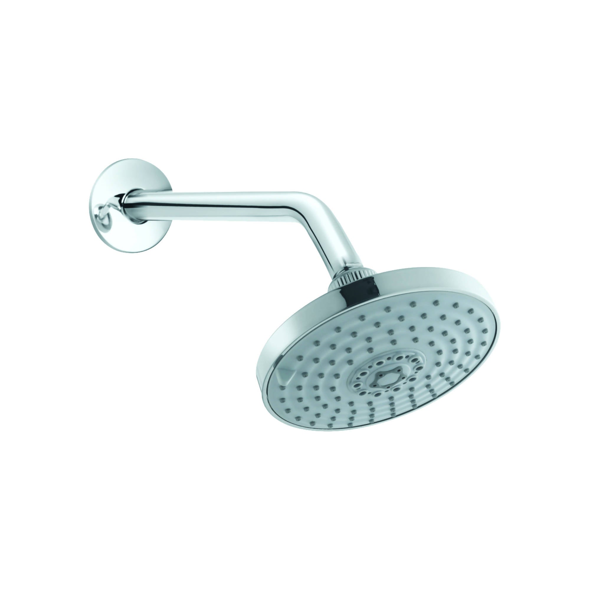 Somany Fresia 6 inch 5 Fn OH Shower with Arm & Flange Somany Ceramics