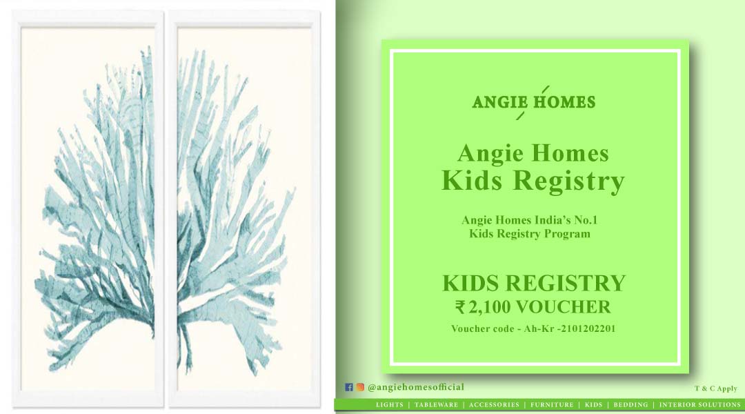 Angie Homes Kids Registry Program Gift Voucher for Wallart Design ANGIE HOMES