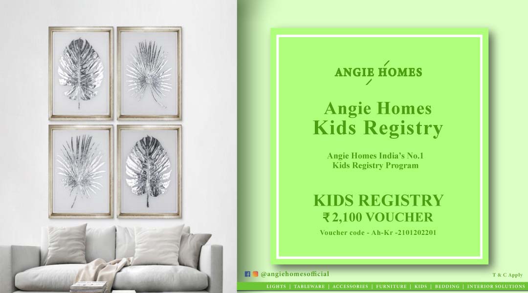 Angie Homes Kids Registry Program Gift Voucher Wallart ANGIE HOMES