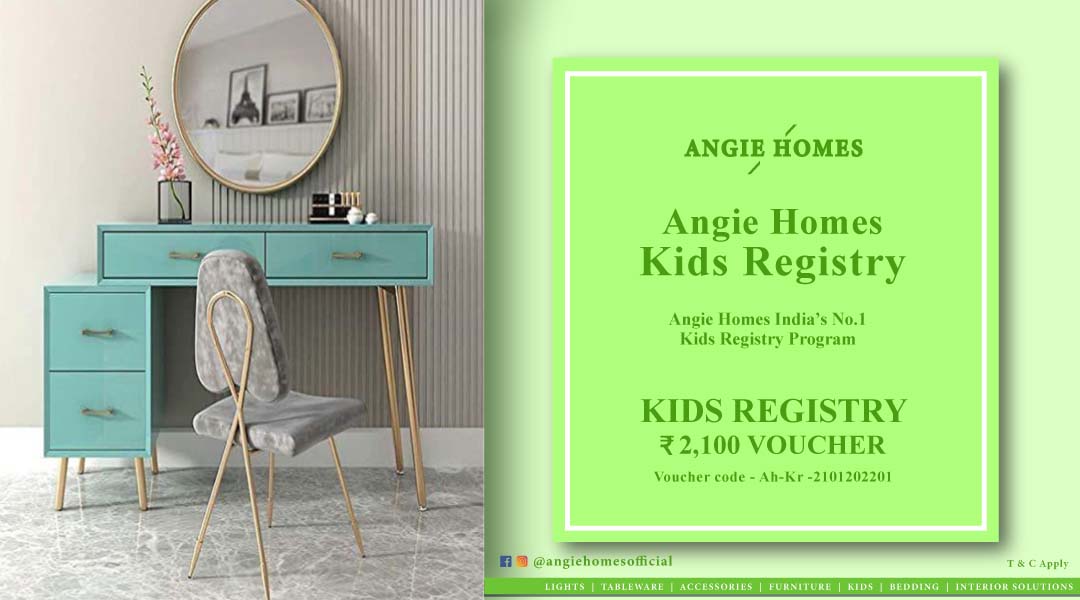 Angie Homes Kids Registry Program Gift Voucher for Kids Stylish Side Table ANGIE HOMES