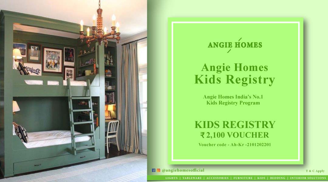 Angie Homes Kids Registry Program Gift Voucher for Kids Bunk Bed ANGIE HOMES