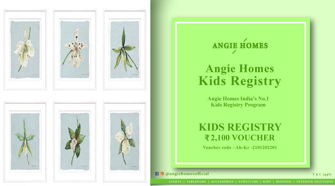 Angie Homes Kids Registry Program Gift Voucher for Kids Artwork ANGIE HOMES