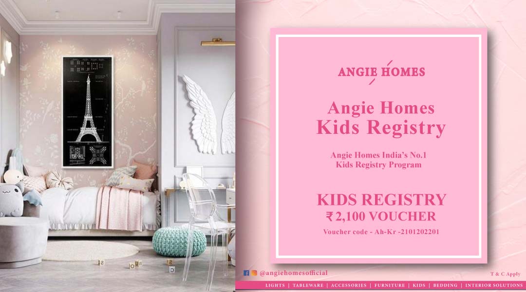Angie Homes Kids Registry Gift Voucher for Stylish Artwork ANGIE HOMES